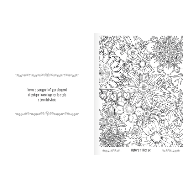 Good Value™ Floral Bliss Adult Coloring Book