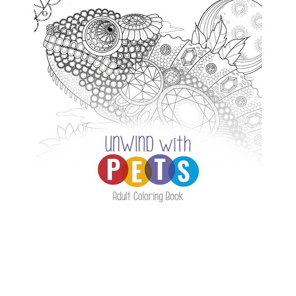 Good Value™ Unwind with Pets Adult Coloring Book