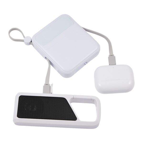 PWR Boost 20W PD Power Bank w/ Cables, 10000mAh