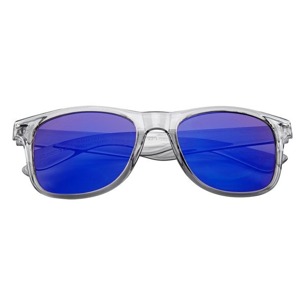 Recycled Frame Mirrored Malibu Sunglasses