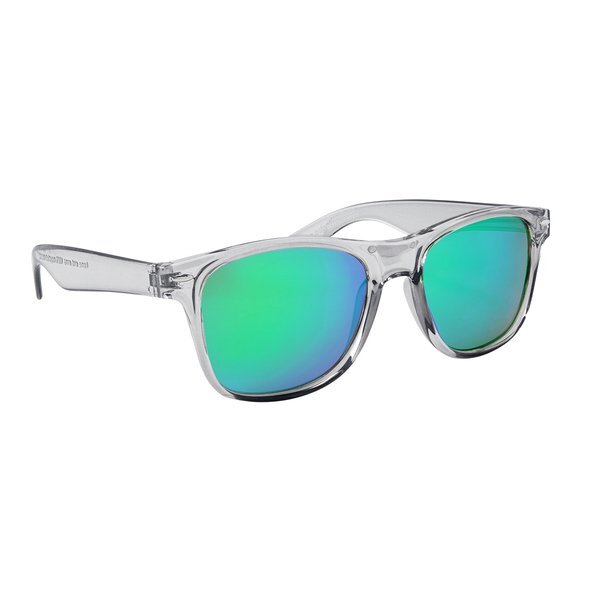 Recycled Frame Mirrored Malibu Sunglasses