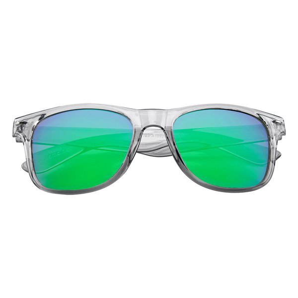 Recycled Frame Mirrored Malibu Sunglasses