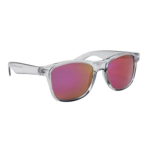 Recycled Frame Mirrored Malibu Sunglasses
