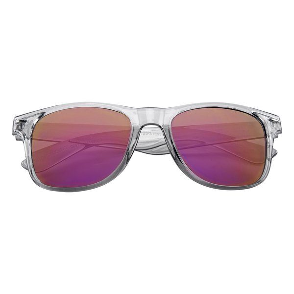 Recycled Frame Mirrored Malibu Sunglasses