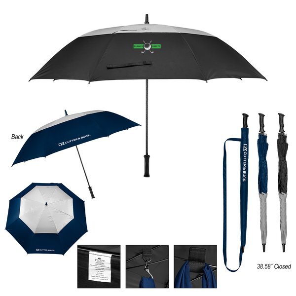 Cutter & Buck® rPET Golf Umbrella, 60" Arc