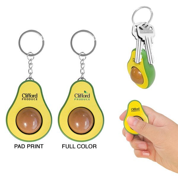 Avocado Fidget Key Chain