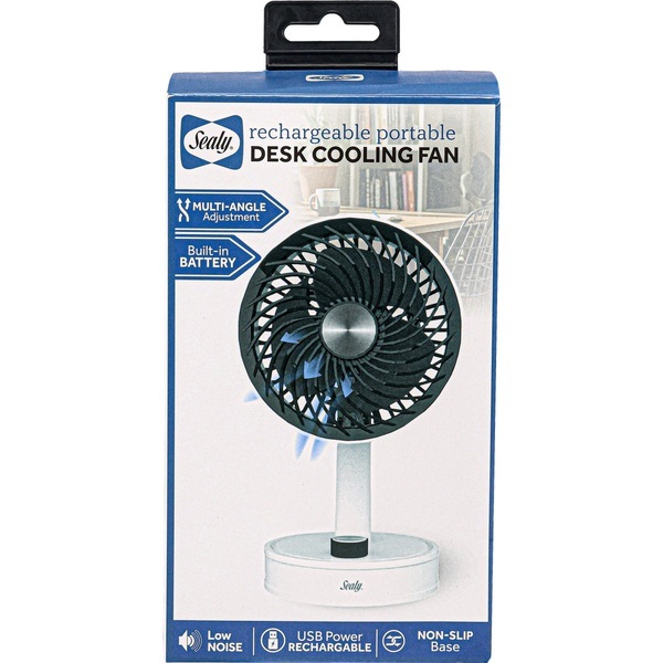 Sealy® Rechargeable Desk Cooling Fan