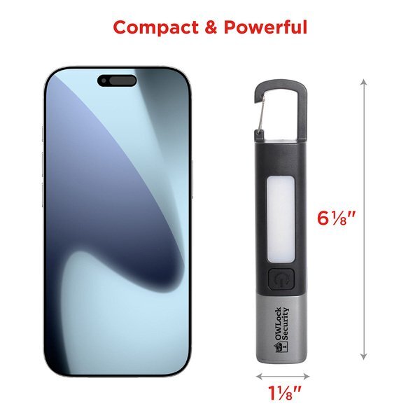 Best Buddy Tools® Rechargeable Carabiner LED Flashlight