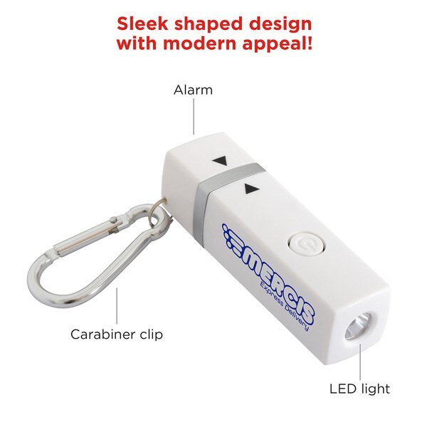 Best Buddy Tools® Carabiner Alarm LED Key Light