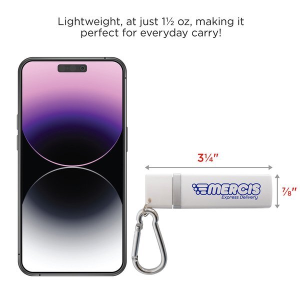 Best Buddy Tools® Carabiner Alarm LED Key Light