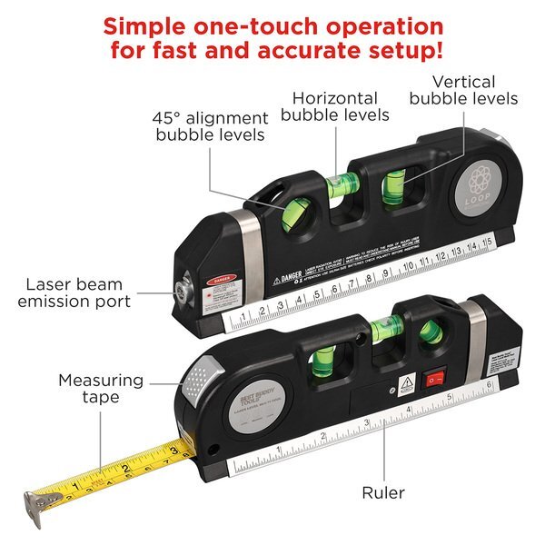 Best Buddy Tools® Laser Level Multi-Tool