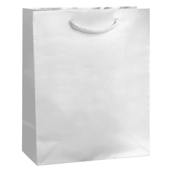 Gloss Laminated Euro Tote Bag, 8" x 10"