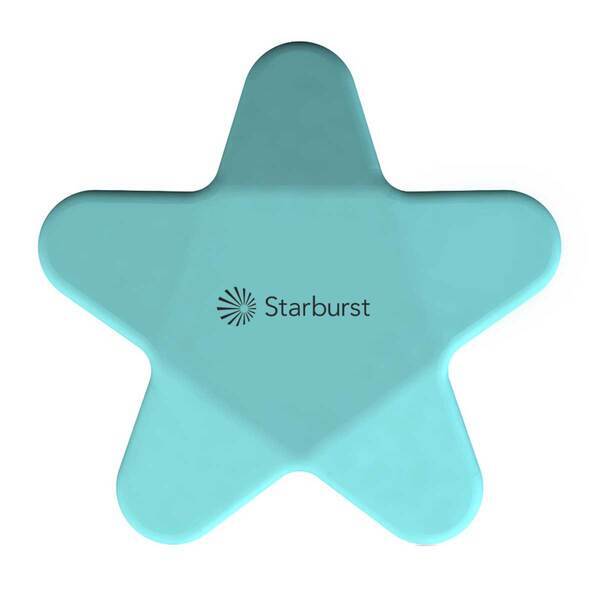 Teal Star Push Pop Toy