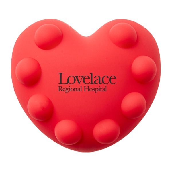 Heart Double-Sided Push Pop Toy