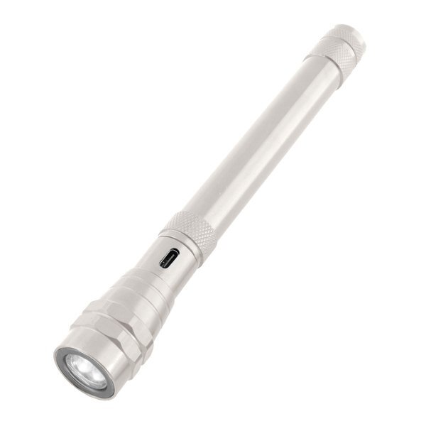 Telescopic Rechargeable Recycled Aluminum Flashlight w/ Magnet 2.0