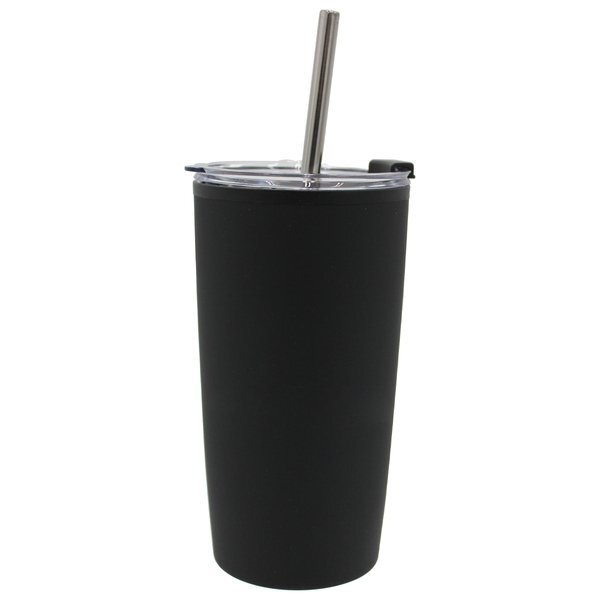 Halycon Niagara Tumbler w/ Stainless Steel Flip Top Lid & Straw, 20oz.
