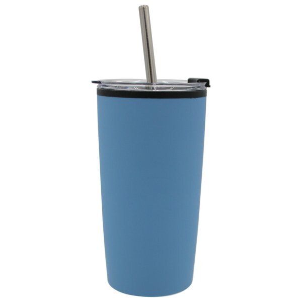 Halycon Niagara Tumbler w/ Stainless Steel Flip Top Lid & Straw, 20oz.