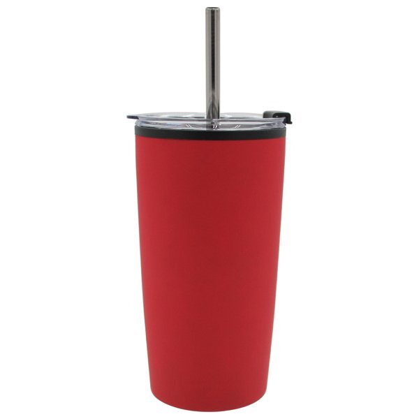 Halycon Niagara Tumbler w/ Stainless Steel Flip Top Lid & Straw, 20oz.