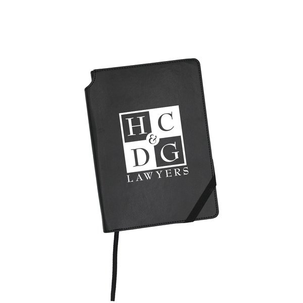 Executive PU Leather Journal, 8-1/4" x 6"