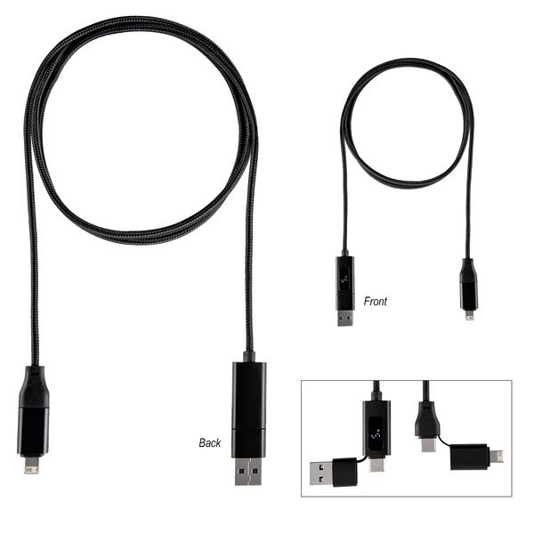 Dual Input 100W Fast Charging Cable
