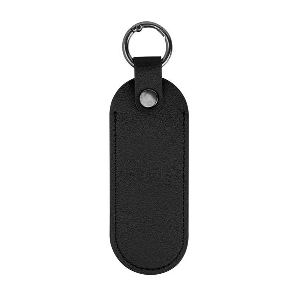 Bates Leatherette Key Tag w/ Carabiner