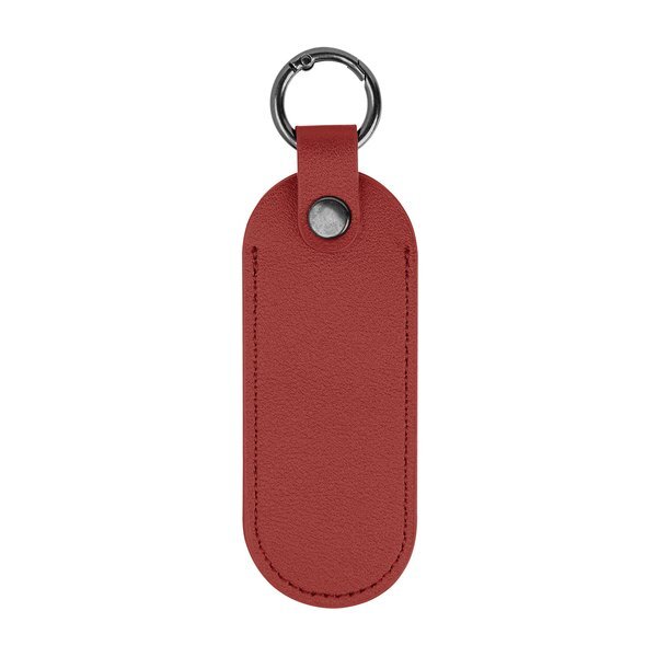 Bates Leatherette Key Tag w/ Carabiner