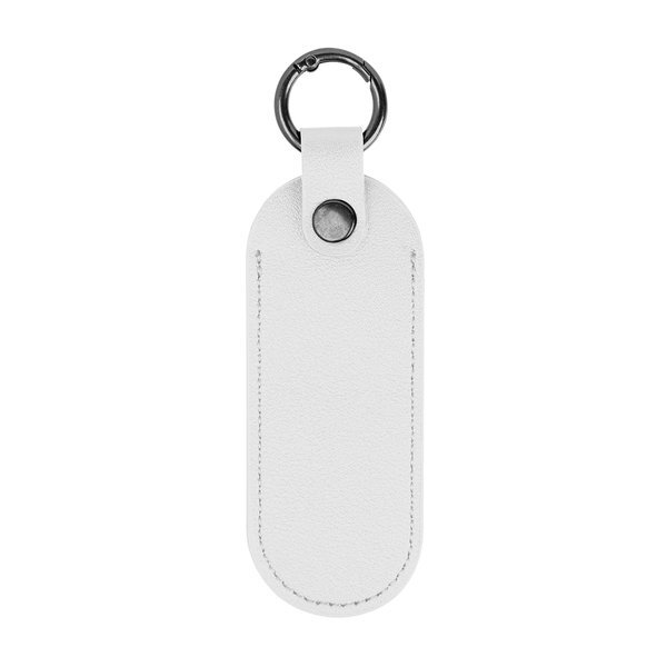Bates Leatherette Key Tag w/ Carabiner