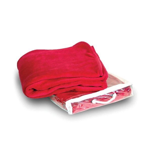 Soft Coral Fleece Blanket