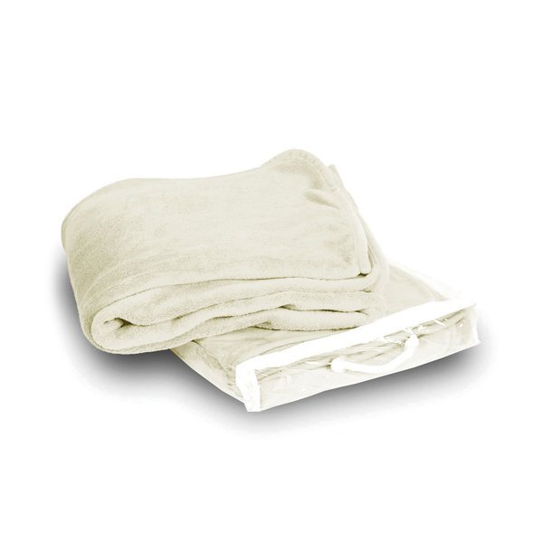 Soft Coral Fleece Blanket