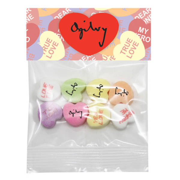Conversation Hearts Header Bag