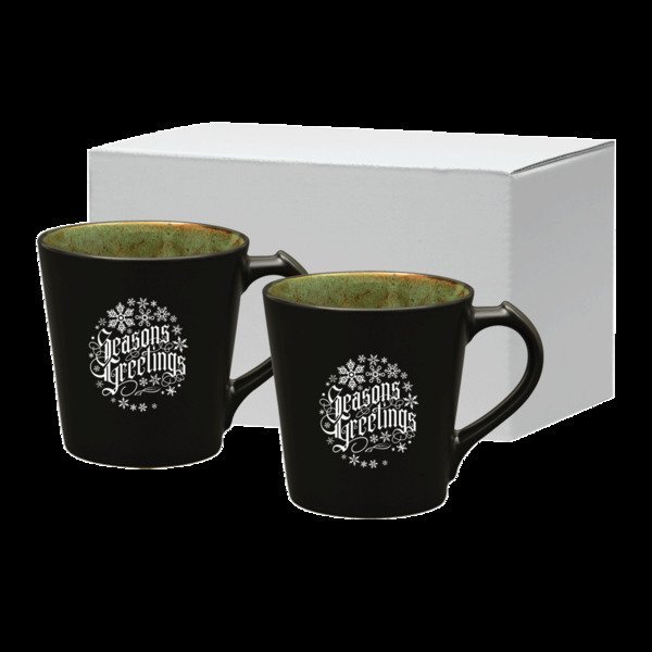 Vog Ceramic Mug Set, 14oz.
