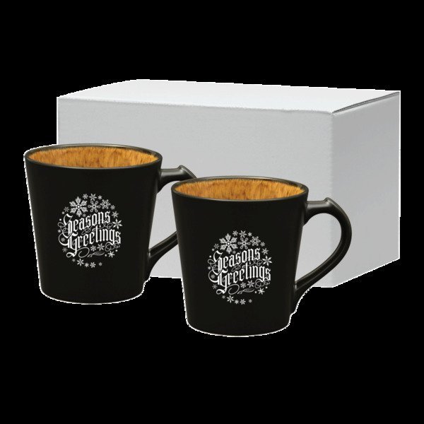 Vog Ceramic Mug Set, 14oz.