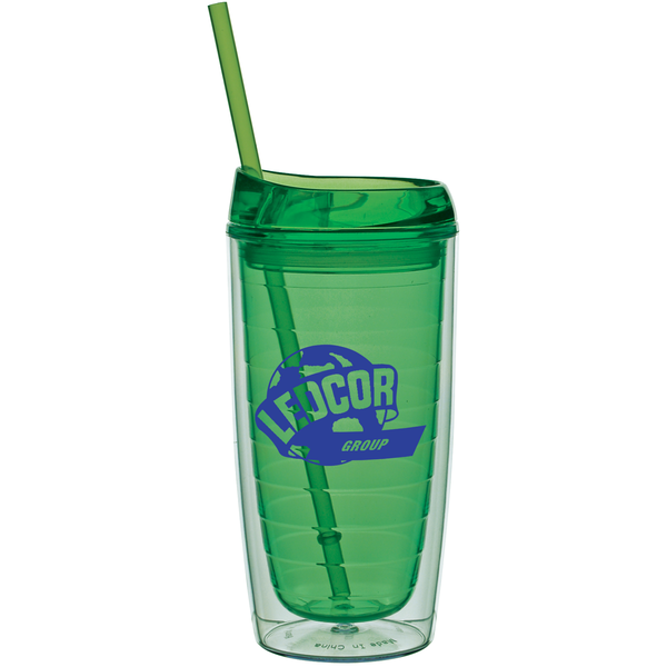 Cool Cup w/ Lid & Straw, 15oz.