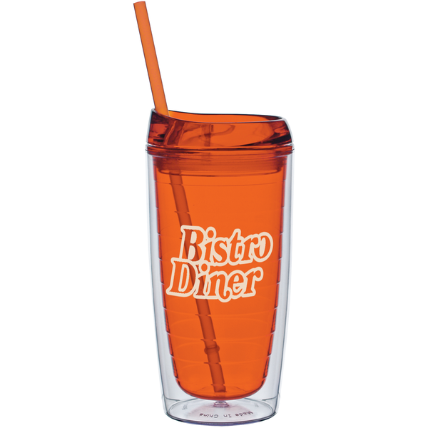 Cool Cup w/ Lid & Straw, 15oz.