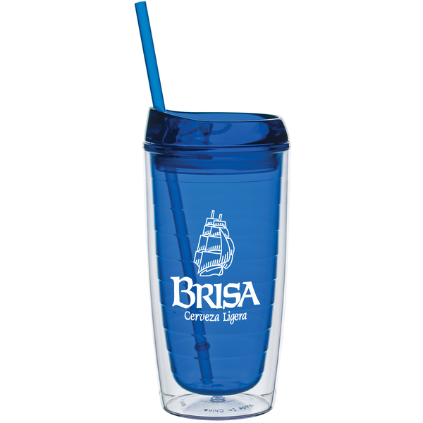 Cool Cup w/ Lid & Straw, 15oz.