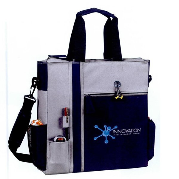 Manager 600D Zippered Brief Tote