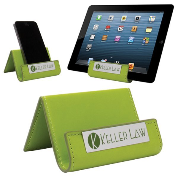Leatherette Cell Phone & Tablet Stand