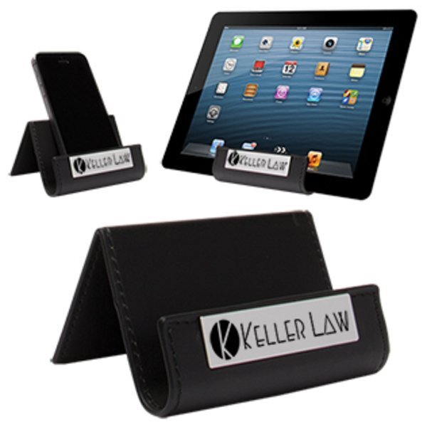 Leatherette Cell Phone & Tablet Stand