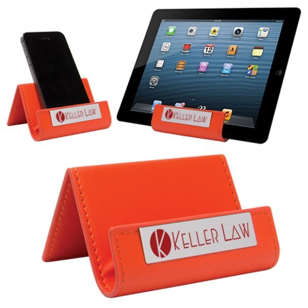 Leatherette Cell Phone & Tablet Stand