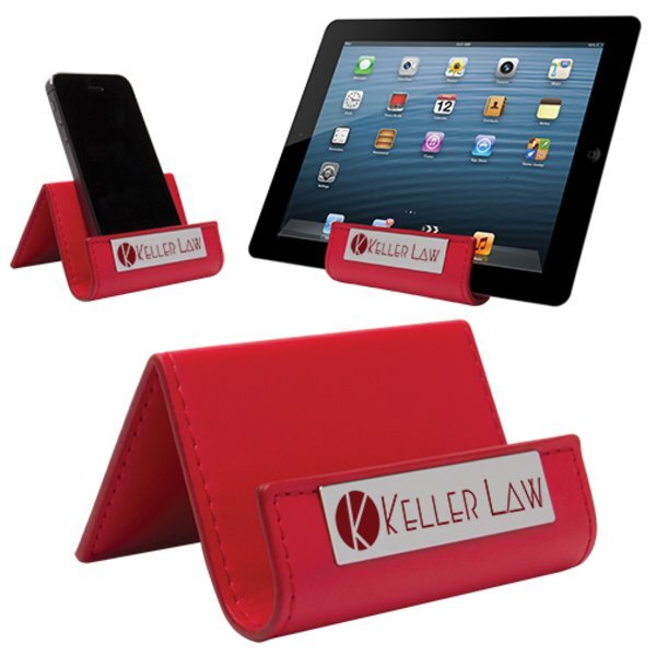 Leatherette Cell Phone & Tablet Stand