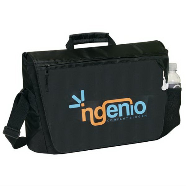 City Signature Nylon Messenger Compu-Brief