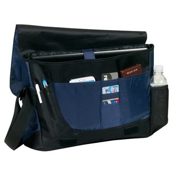 City Signature Nylon Messenger Compu-Brief