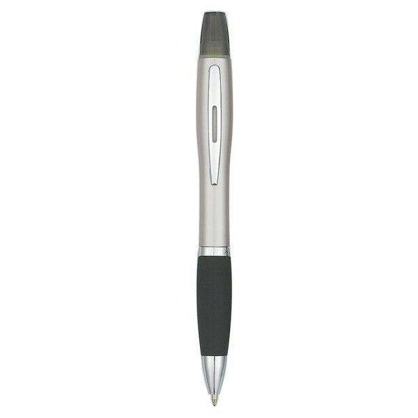 Twin Write Highlighter - Silver Barrel