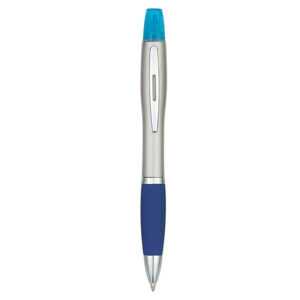 Twin Write Highlighter - Silver Barrel