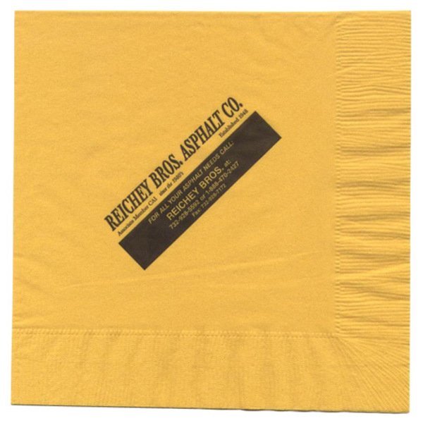 Colored Luncheon Napkins, 2 Ply