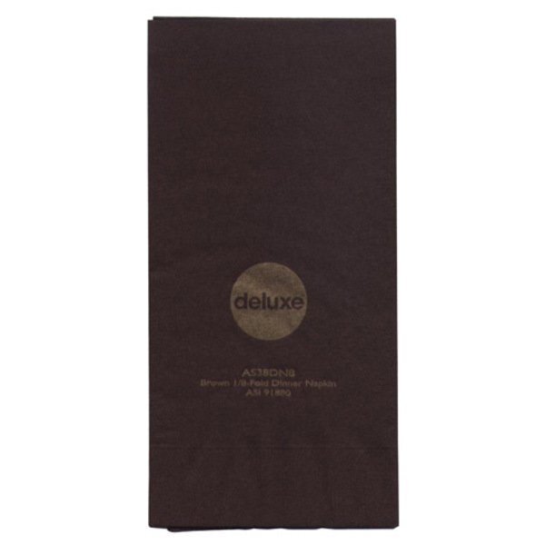 Colored Dinner Napkins, 1/8" Fold, 2 Ply