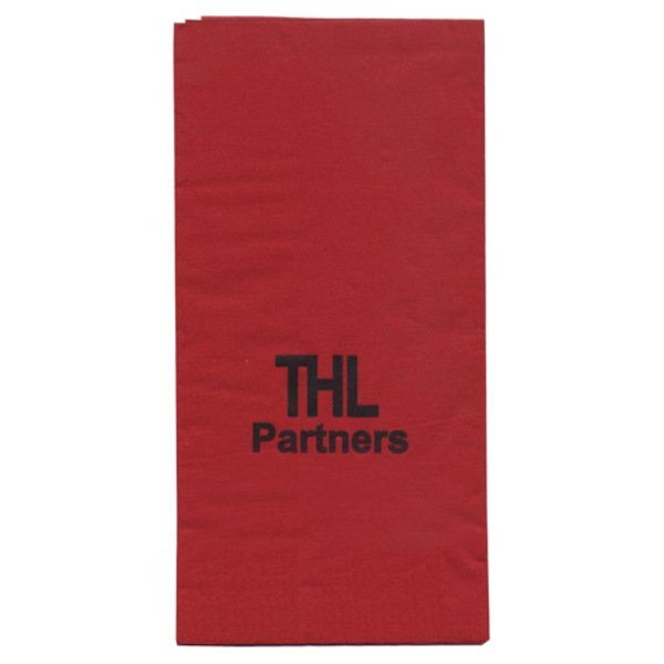 Colored Dinner Napkins, 1/8" Fold, 2 Ply