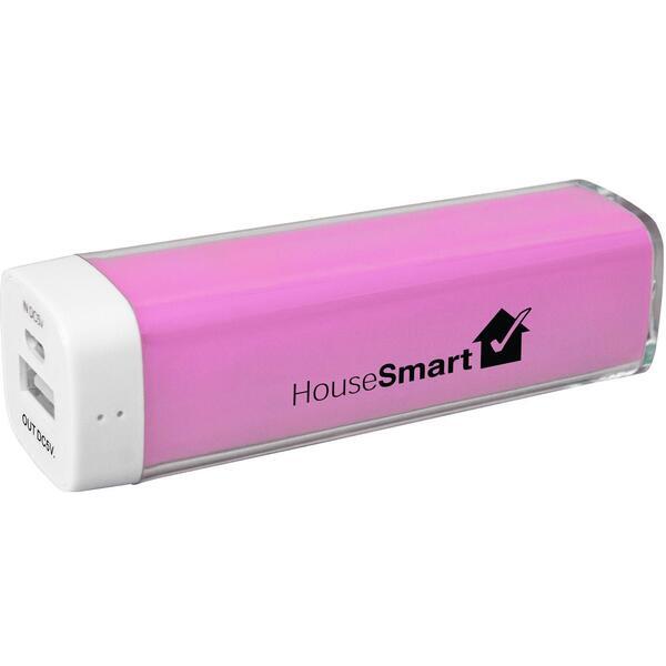 Colorful Power Bank with Pouch, 2200 mAH