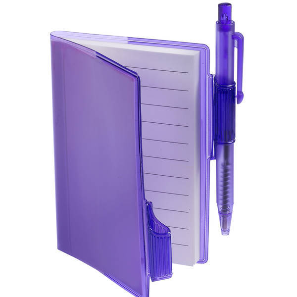 Clear-View Mini Notebook with Pen, 3-3/8" x 4-1/8"