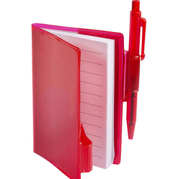 Clear-View Mini Notebook with Pen, 3-3/8" x 4-1/8"